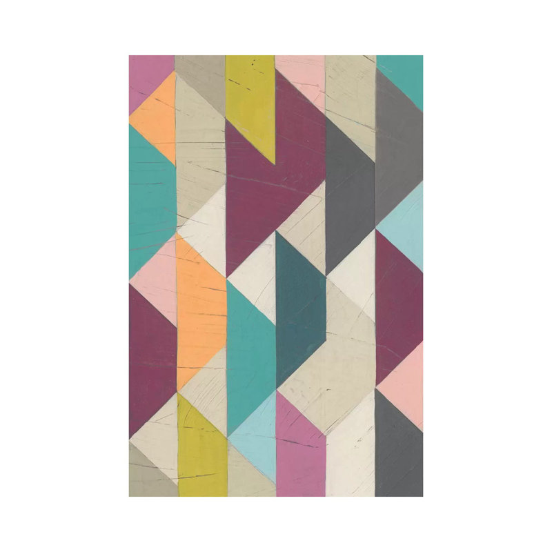 Confetti Prism V by June Erica Vess - Wrapped Canvas Print, 20.32 cm H x 30.48 cm W