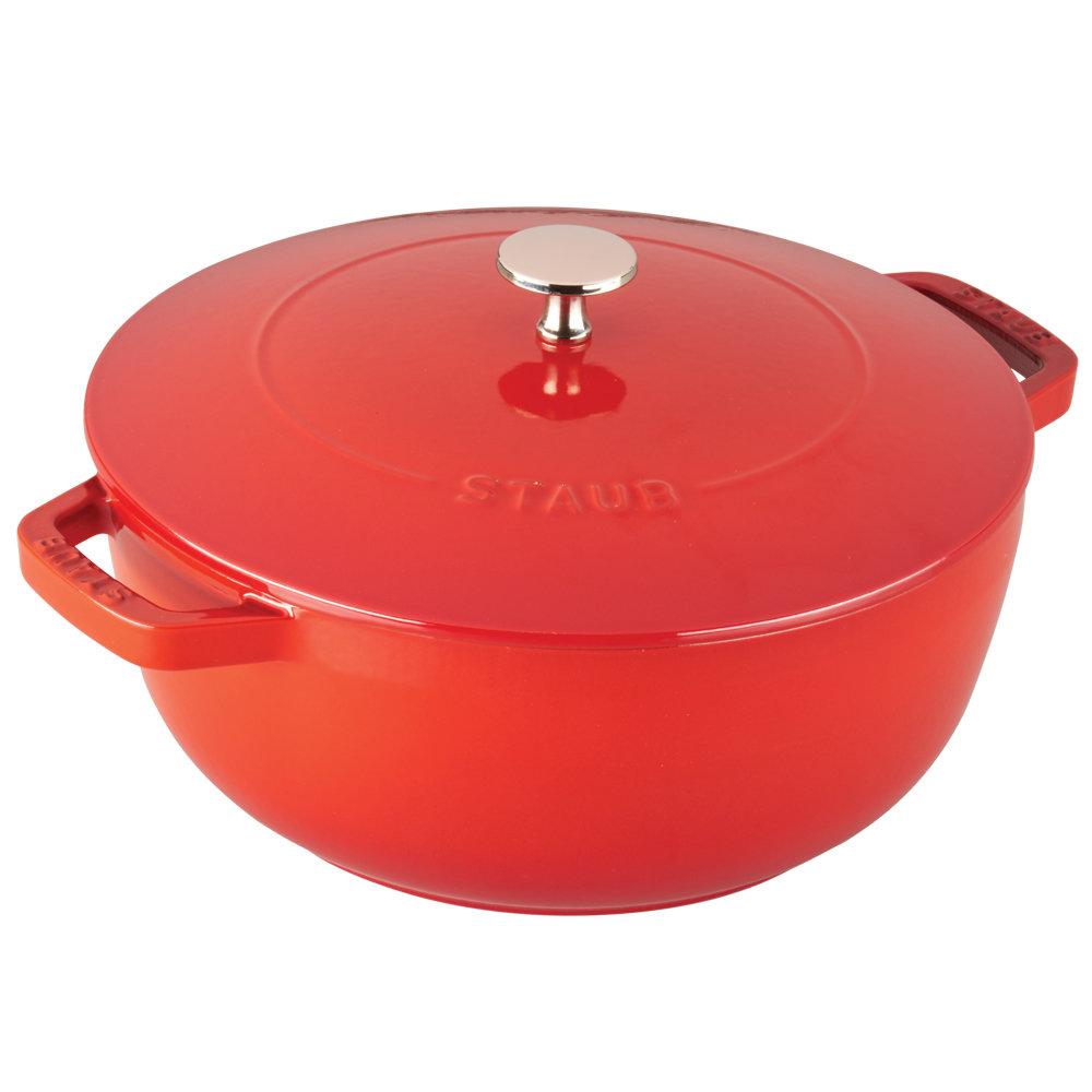 Staub Cast Iron 3.75-Quart Essential French Oven, Serves 3-4 Hand Crafted In France Staub 
