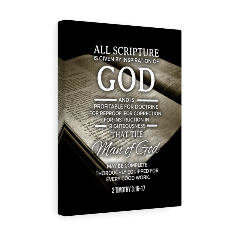 Inspiration Of God - Wrapped Canvas Print, 41cm H x 30cm W