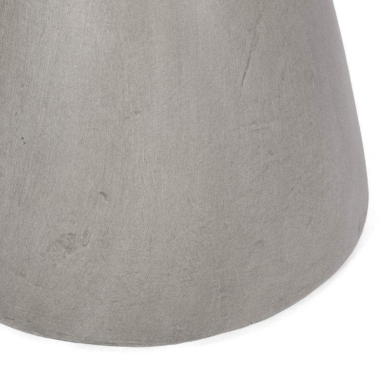 Table d'appoint d'extérieur en béton léger