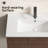 36inch Bathroom Vessel Sink, Ceramic Bathroom Vanity Sink Top without Overflow,  Convenient for Storing Personal Items - Glossy White