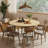 Extendable Round Dining Table For 4-8 People, Oval Dining Table