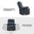 Anouschka 30.5" Wide Swivel Rocking Genuine Leather Manual Recliner