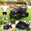 Voiture Alex 2 places 24V Alex, UTV pour enfants, roues électriques avec télécommande, véhicule électrique multifonction, noir-119521615