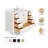Cambridge 49'' Solid Wood Single Bathroom Vanity in White, with 1.5'' Pure White Quartz Top, Center, Rectangle Sink-1110481136-1194025322