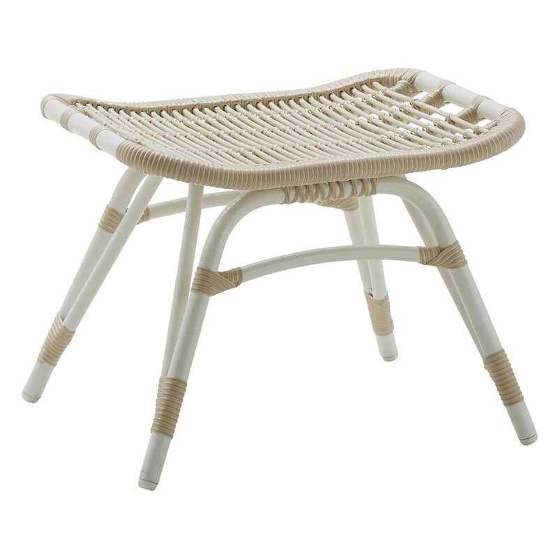 Monet Originals Outdoor Ottoman, Dove White