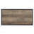 Rustic Oak Coffee Table With Shelf And Black Frame