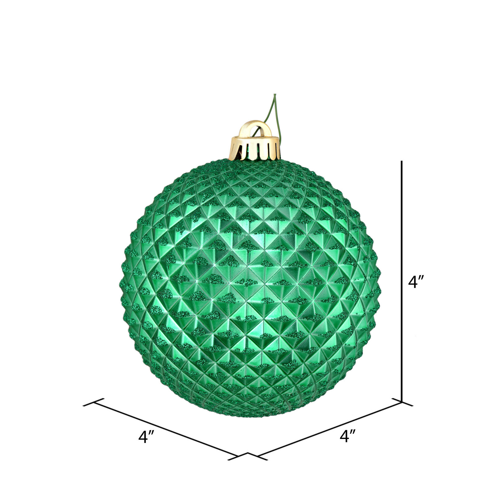 4" Shatterproof Bauble, Seafoam