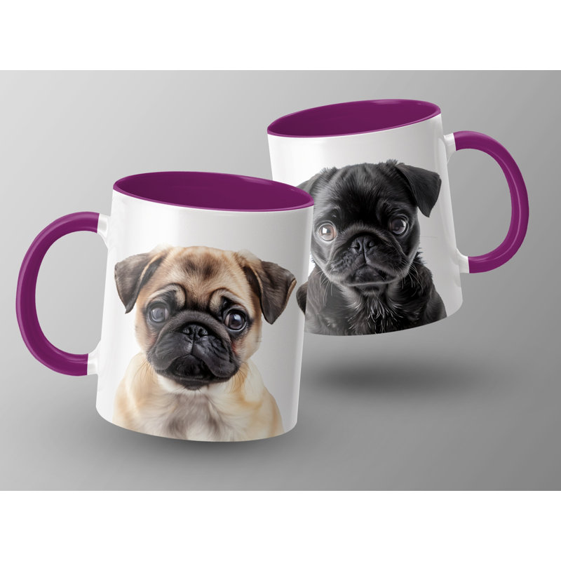 Mug, 2, Purple