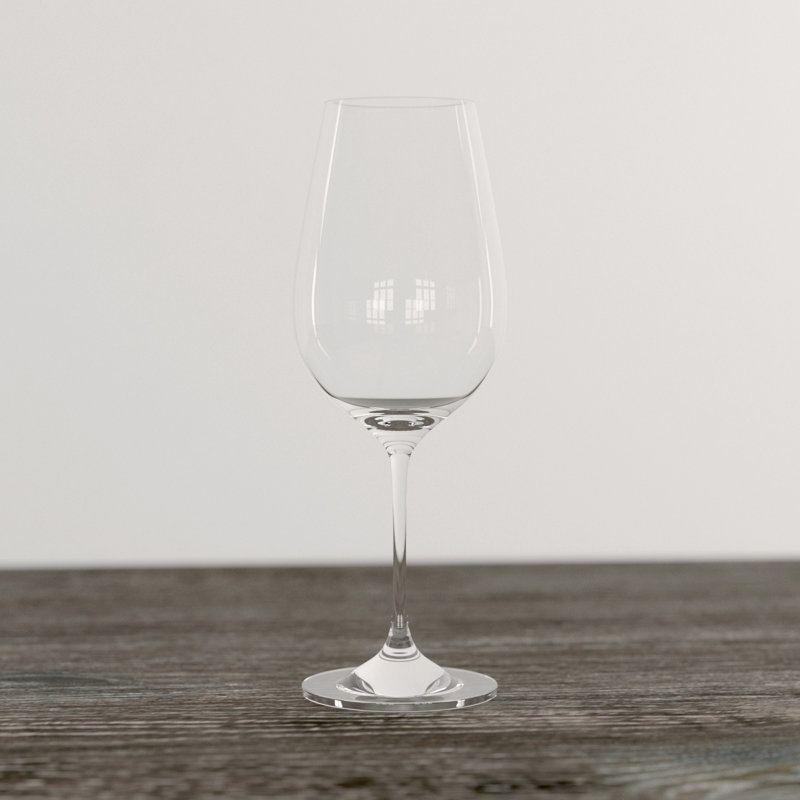 Almadelia 15.25 oz. Crystal Wine Glass Set