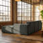 3 Seater Corduroy Sofa & Chaise