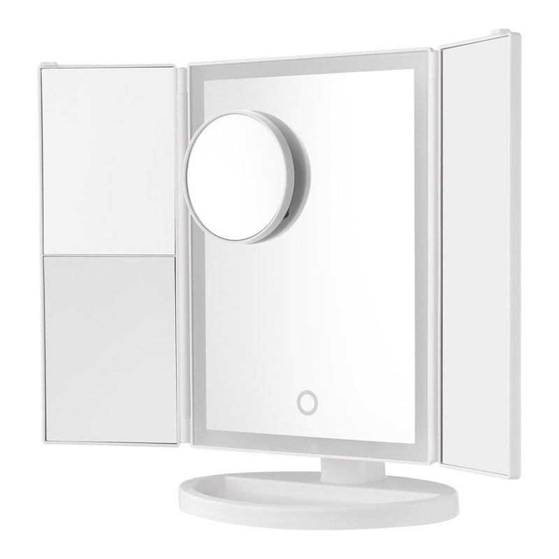 Rectangle Floor Mirror, White