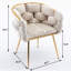 Ensemble de 2 fauteuils avec structure en métal-1735312387