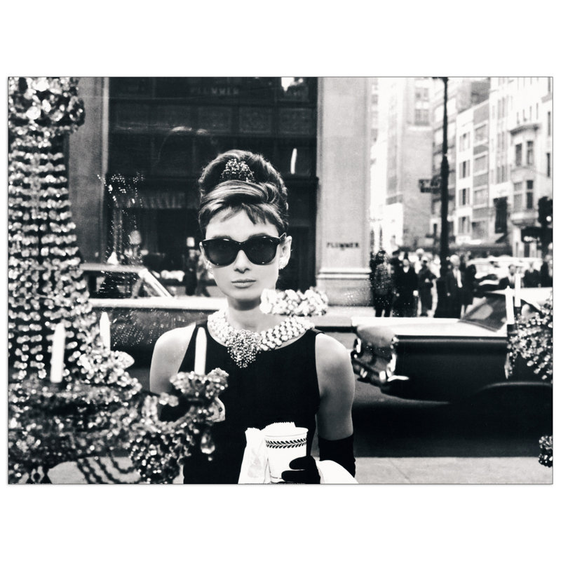 Audrey Hepburn - Single Picture Frame Print on MDF