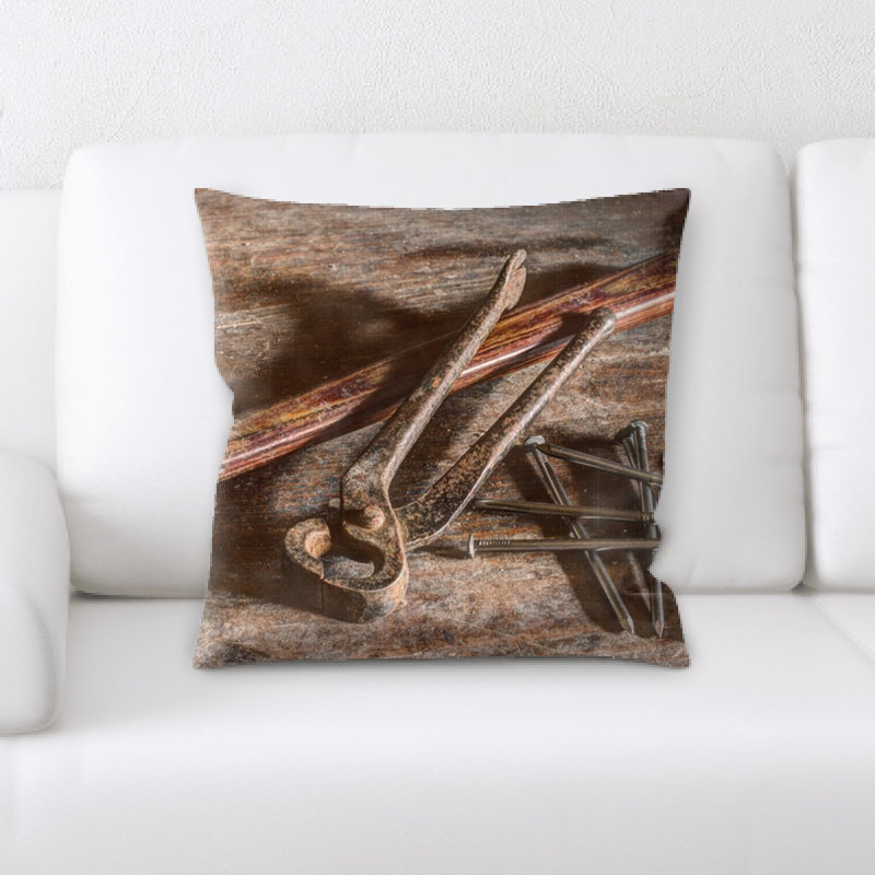 Microsuede Reversible Throw Pillow