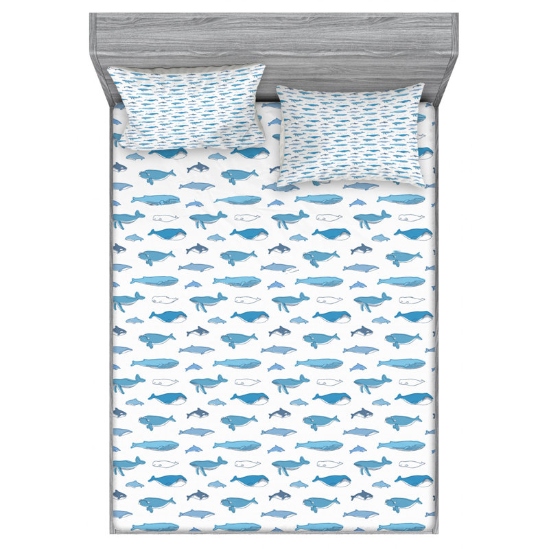 Microfiber Sheet Set, Full Sheet Set with Fitted Sheet