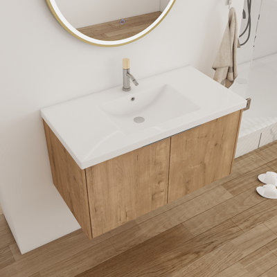 Meuble-lavabo simple avec comptoir 35,74 po Tiène