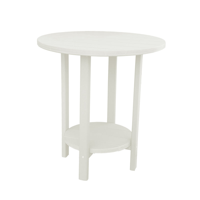 Table bistro Gloridine pour l'extérieur, Blanc