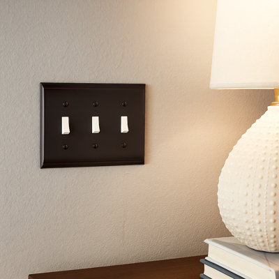Candler 3-Gang Toggle Light Switch Wall Plate