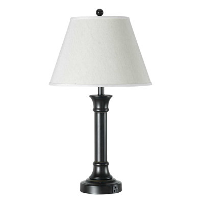 Lampe de table noire 28,25 po Wellesley