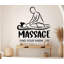 Adhésif décoratif massage | Décoration de salon spa moderne | Vinyle autocollant pour salon de beauté | Professional Studio Art Design 1167DRS-130247445-130247480