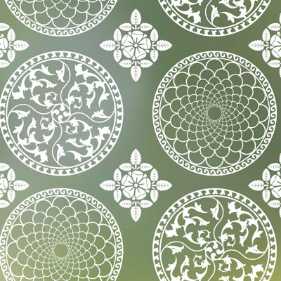 Abstract Non-Wall Damaging Window Decal