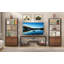Bookcase, 4-Tier Bookshelf With 2 Drawers, Etagere Standard Book Shelves Display Shelf For Home Office-1429792647