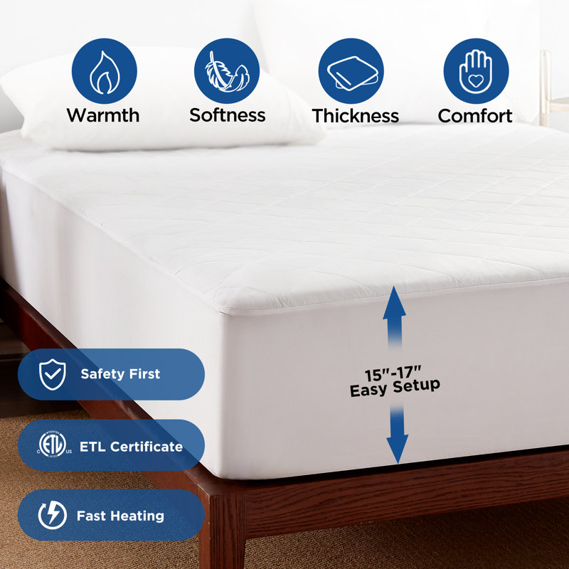 Surmatelas chauffant électrique Sealy, Très grand californien