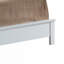 Lit double style transitionnel en blanc éclatant