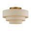 Très grand semi-encastré 4 lumières Ashani-122725080