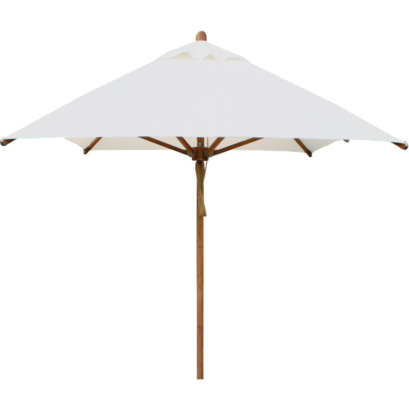 Rockaway 120'' x 78'' Rectangular Market Umbrella, Ecru