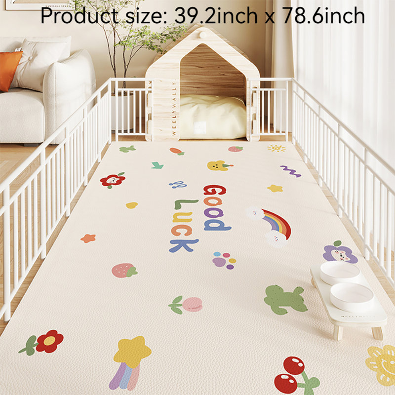 Tapis pour animaux de compagnie, H 0,15 po x l 39,20 po x P 78,60 po