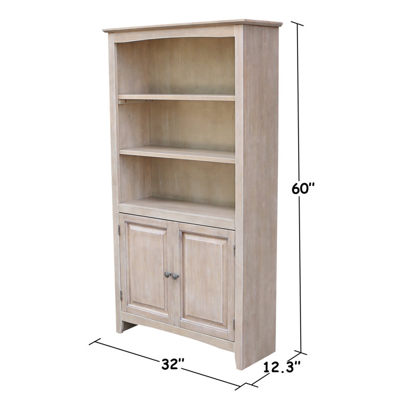 Bibliothèque standard DUFREEN, Taupe-gris délavé, (5 tablettes) H 60 po x l 32 po x P 12 po