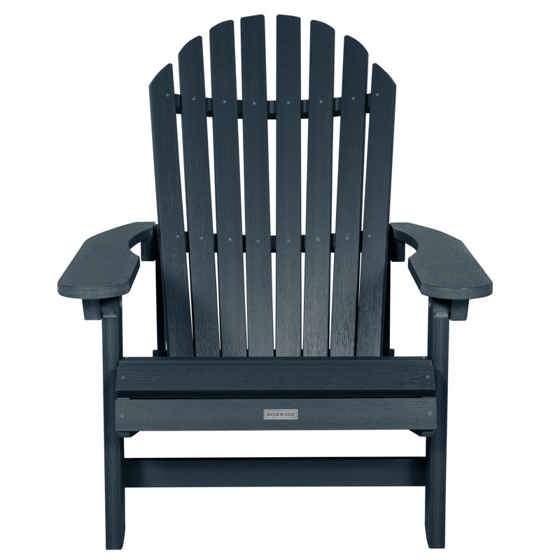 Chaise Adirondack en plastique Federigo, Bleu fédéral