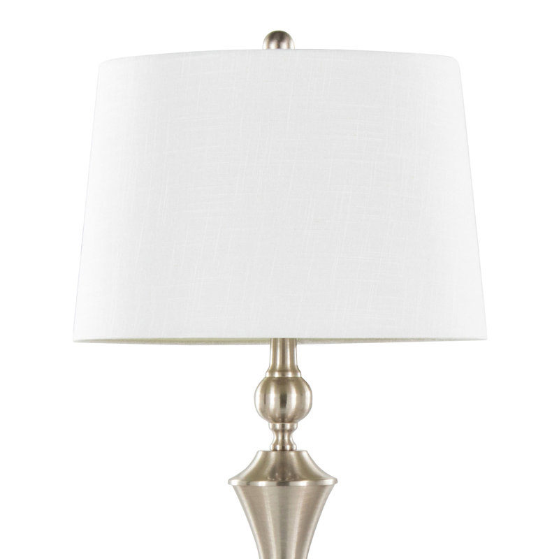 Lampe de table contemporaine, Argent