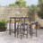 Zarella 40cm Solid Wood Bar Set-2077124355