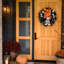 Disney Mickey Mouse 26-Inch Pre-Lit Halloween Wreath with 45 LED Lights, Orange and Black Decor