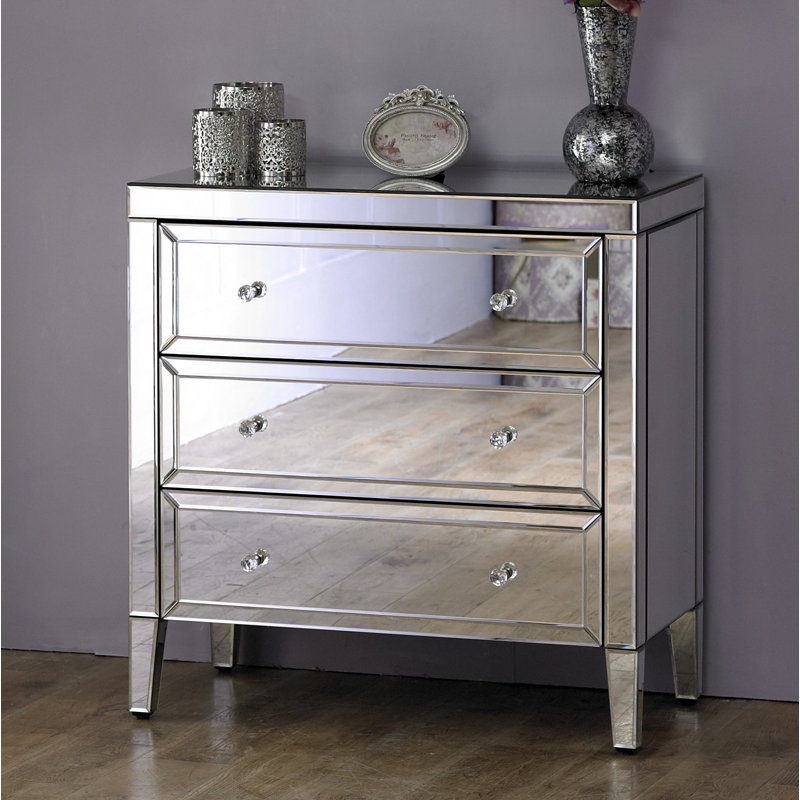 Plaza 3 - Drawer Mirrored Chest