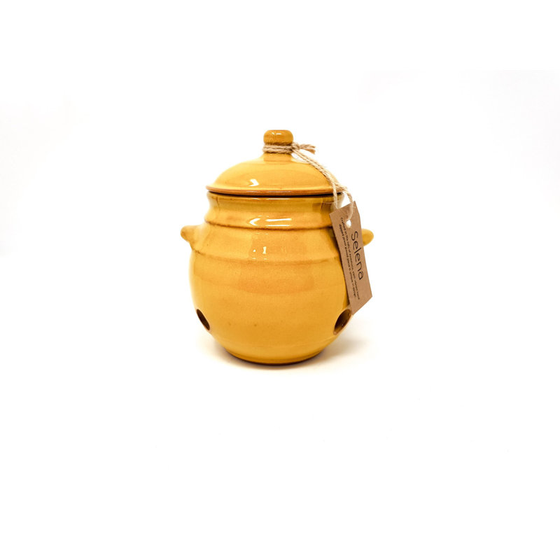 Ceramic / Porcelain Jar, Yellow