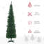 Arbre de Noël artificiel 7 pi avec 499 branches réalistes et support en plastique