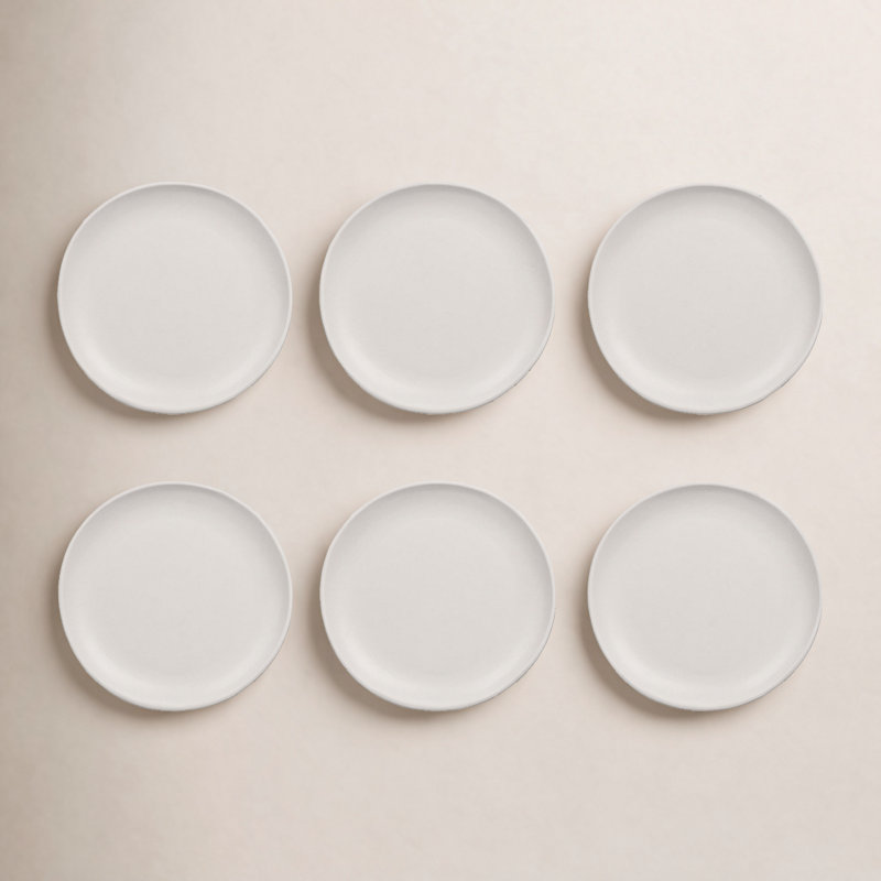 Laya Matte Coupe Melamine Salad Plate