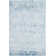 Tibetan Hand Knotted Viscose/Cotton Ikat Rug in Sky Blue