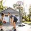 Système de basketball portatif à hauteur réglable de 5,1 à 6,9 pi avec panneau de 29 po et roues pour l'intérieur et l'extérieur Soozier-113377764