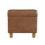 Repose-pieds carré avec rangement Pyp, riche simili cuir 18 pouces-112777744-112777745