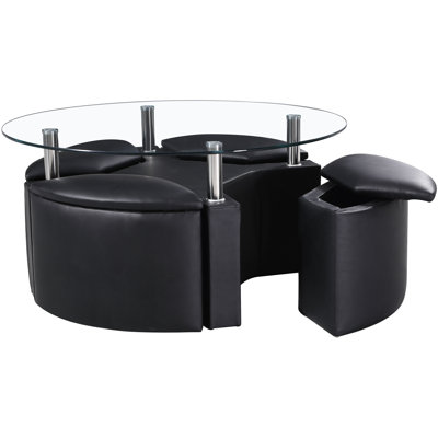 Marshall Coffee Table with with Magazine Rack