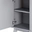 Grande armoire de rangement moderne avec tablettes réglables et tiroir-351608783
