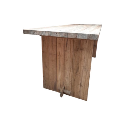 Reclaimed Teak Patio Bar Table