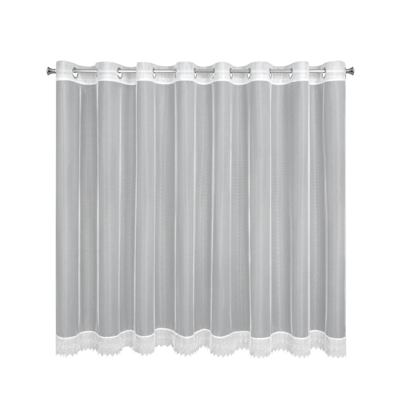 Raunds Sheer Curtain Single Panel, 145cm H x 400cm W