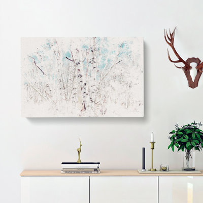 Birch Trees In Utah - Wrapped Canvas
