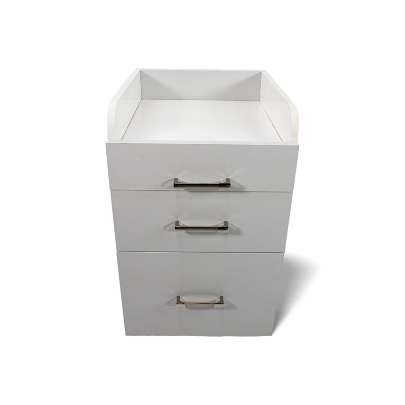 2 Drawer Storage Drawer, Gray